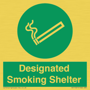 Designated Smoking Shelter